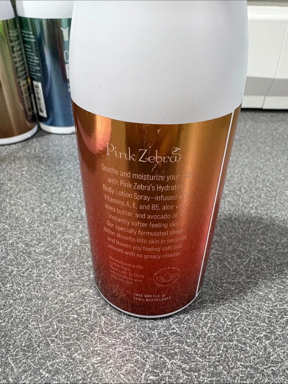 Pink Zebra Hydrating Body Lotion Spray - Pumpkin Sugar Cookie